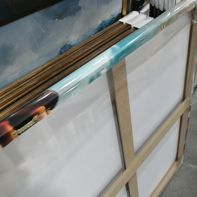 картина на холсте 80 х 80 см Феррари у виллы