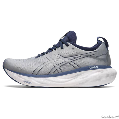 ASICS GEL-Nimbus 25 Piedmont Grey / Pure Silver  Мужские (41-45)
