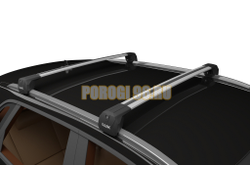 Багажник на крышу автомобиля LUX SCOUT-2 серый для JAC T9 2024-