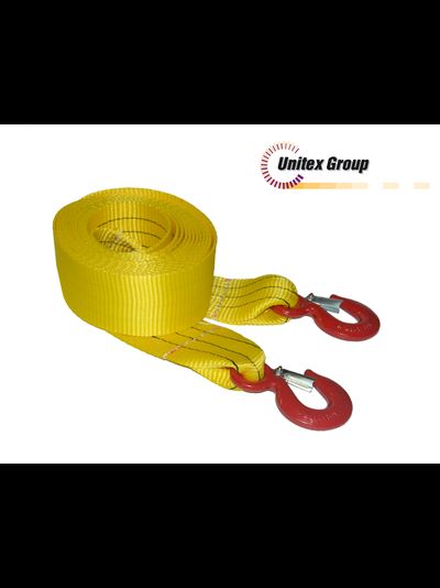 буксировочный ремень 8т крюк-крюк для легковых а/м до 4 т длина 4,5 м