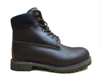 Timberland Темно-коричневые/мех (36-46) Арт. 007М(I)