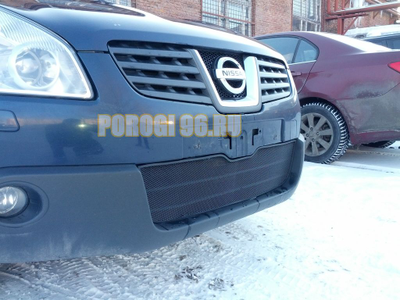 Защита радиатора Nissan Qashqai 2006-2010 black