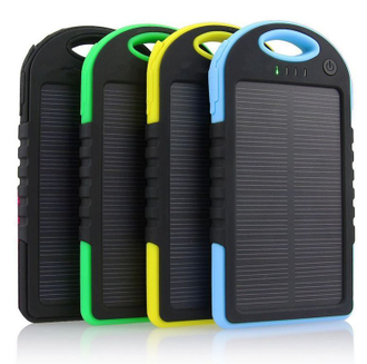 POWER BANK НА СОЛНЕЧНЫХ БАТАРЕЯХ SOLAR CHARGER 5000 MAH ОПТОМ