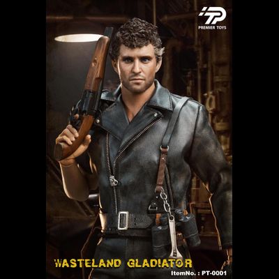 ПОМЯТ УГОЛОК - Безумный Макс, Макс Рокатански (Мел Гибсон, "Mad Max") - КОЛЛЕКЦИОННАЯ ФИГУРКА 1/6 Wasteland Gladiator (PT0001) - Premier Toys