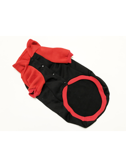 Толстовка для крупных собак Superman черная