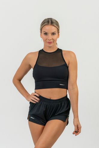 Топ FIT ACTIVEWEAR PADDED SPORTS BRA 437 Черный