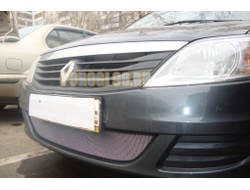 Защита радиатора Renault Logan 2010-2014 chrome