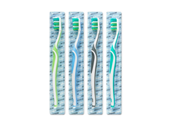 glister™ Универсальные зубные щетки для взрослых (средняя жесткость щетины), 1 упак./ 4 шт.