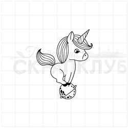 штамп единороги