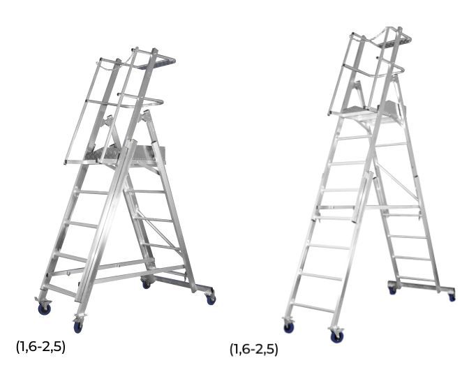 Лестница платформа телескопическая ЛПТА