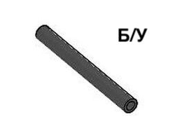 ! Б/У - Hose, Rigid 3mm D.  4L / 3.2cm, Black (75c04 / 4172057 / 4509097 / 6145214) - Б/У