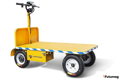 Платформенная тележка электрическая RuTrike ПЛИТА БУКСИР 1500