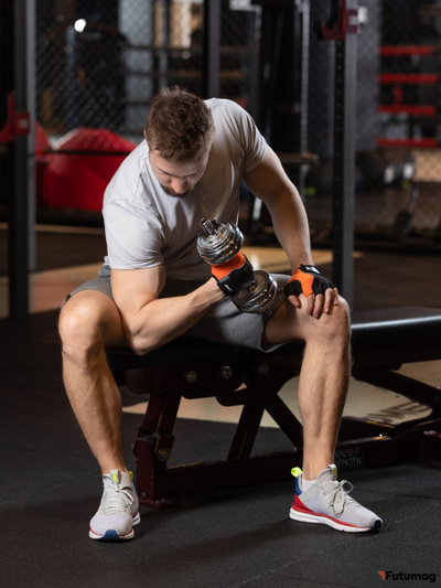 Гантели разборные DB-501, чугун/хромированная сталь, в чемодане, 2 шт, по 7,5 кг