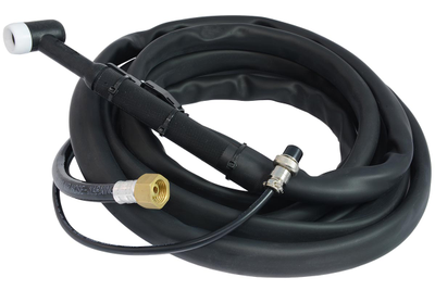 Горелка сварочная TIG  с газовым охлаждением WP-17 (2-pin, 4м) / Torch for TIG welding, 073667