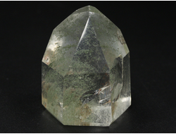 Кварц горный хрусталь с фантомами и хлоритом, кристалл полированный, Бразилия (37*31*27 мм, 44 г) №36852