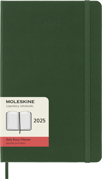 Ежедневник Moleskine 2025, Large, зеленый