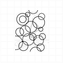 Фоновый штамп с кругами разного размера