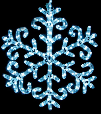 Световая фигура "Снежинка" 60*60 см купить в Казани.