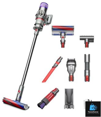 Пылесос Dyson V10 Digital slim fluffy (SV18) CN, nickel/nickel