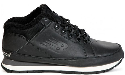 New Balance 754 Black Кожаные с мехом