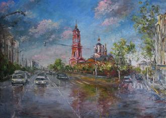Картина Храм Вознесения Господня за Серпуховскими воротами Круглова Светлана