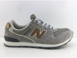 New Balance 996 серые с золотым