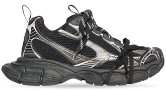 Balenciaga 3XL Worn-Out Black Silver