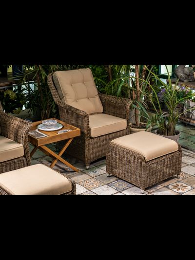 Плетеная оттоманка Opal