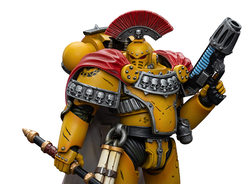 Капеллан Имперских Кулаков (Warhammer Horus Heresy) - КОЛЛЕКЦИОННАЯ ФИГУРКА 1/18 Imperial Fists Legion Chaplain Consul (JT9039) - JOYTOY