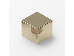 П-образный алюминиевый профиль 10х10 мм. NEEXY PV83-09 BCP Шампань блестящая 2.7 м.