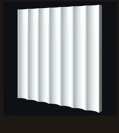 Гипсовая 3D панель "Спарта (Каннелюры)"