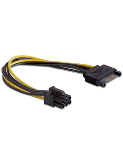 230300 Разветвитель питания  SATA-PCI-E 6pin к блоку питания