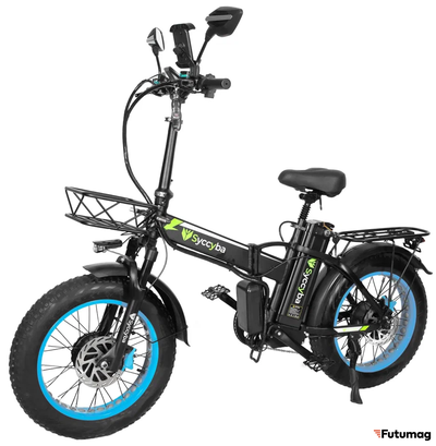 Электровелосипед SYCCYBA H1 (F10) DUAL 23AH синий