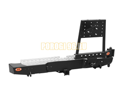 Задний силовой бампер серии Трофи на Toyota HILUX VII 2011-2014 (03.122.12)