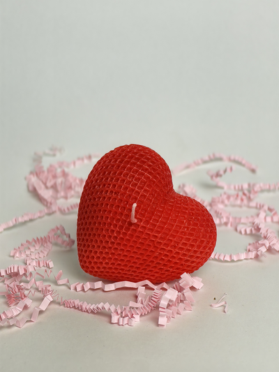 Свеча "Сердце" Красный