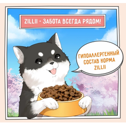 ZILLII Puppy Гипоаллергенный сухой корм для щенков  Индейка с Ягнёнком 0.8 кг