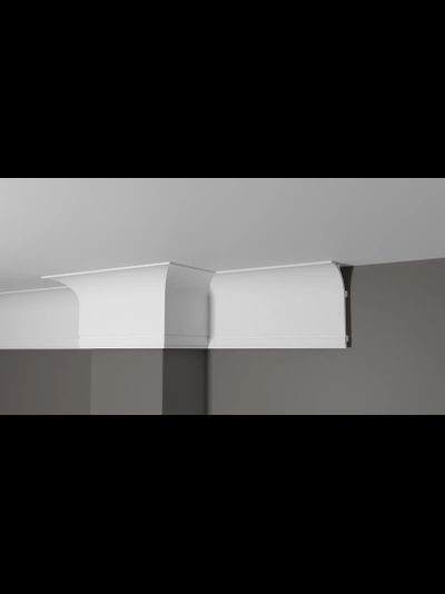 Потолочный плинтус для подсветки DECOR-DIZAYN DD520, из дюрополимера, под покраску, ударопрочный, 2 метра