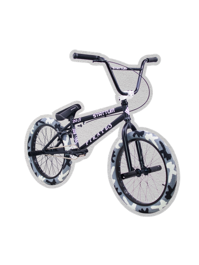 BMX велосипед STATTUM Pirates Black 20" для всех уровней райдеров.