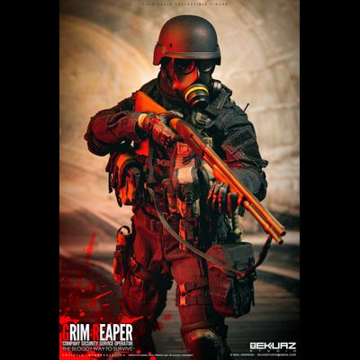 Ханк, лидер USS Alpha Team (Resident Evil, Обитель Зла)  - Коллекционная ФИГУРКА 1/6 scale GRIM REAPER (EKS05) - EKUAZ STUDIO