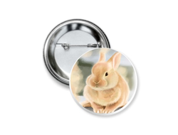 Значок закатной год Кролика №10