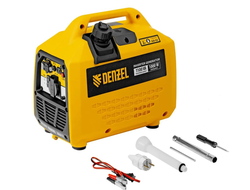 Генератор инверторный Denzel GS-1100iS, 1,1 кВт, 230 В, закрытый корпус, ручной старт 94718