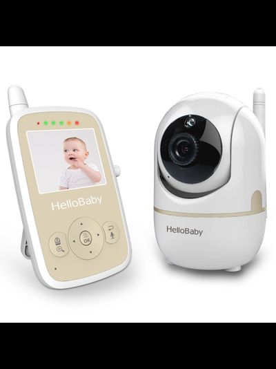 Комплект WiFi видеоняня HelloBaby HB248, монитор и одна поворотная видеокамера