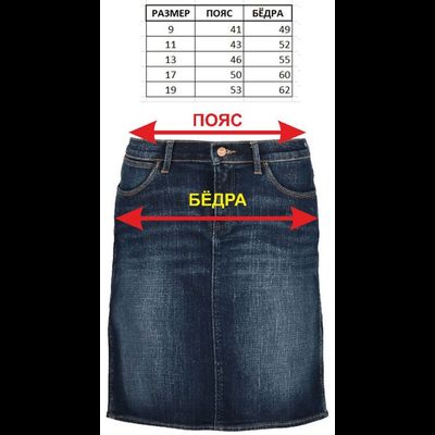 Юбка 9MWK Wrangler® Retro Premium Patch® Mae Skirt