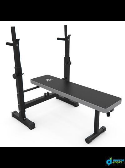 Скамья со стойками под штангу DFC D6453L