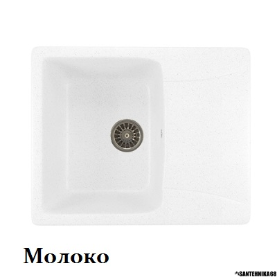 Мойки из искусственного мрамора MIXLINE ML-GM26 с крылом 470*580*190мм