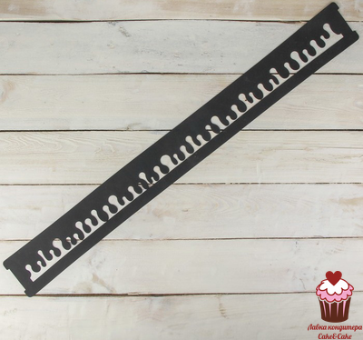 Форма для декора "Капли", силикон