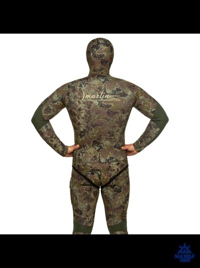 Гидрокостюм неопрен 7мм Marlin CAMOSKIN PRO green р.50