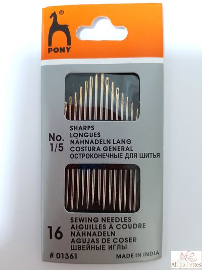 Иглы швейные 1-5 01361