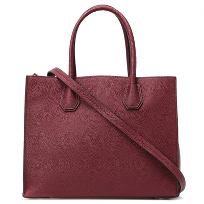 Сумка MICHAEL KORS Mercer Large Tote женская бордовая