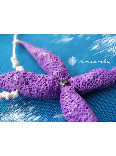 Подвеска "Морской Цветок" с хрустальной бусиной